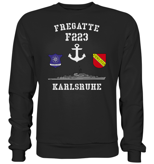 Fregatte F223 KARLSRUHE Anker  - Premium Sweatshirt