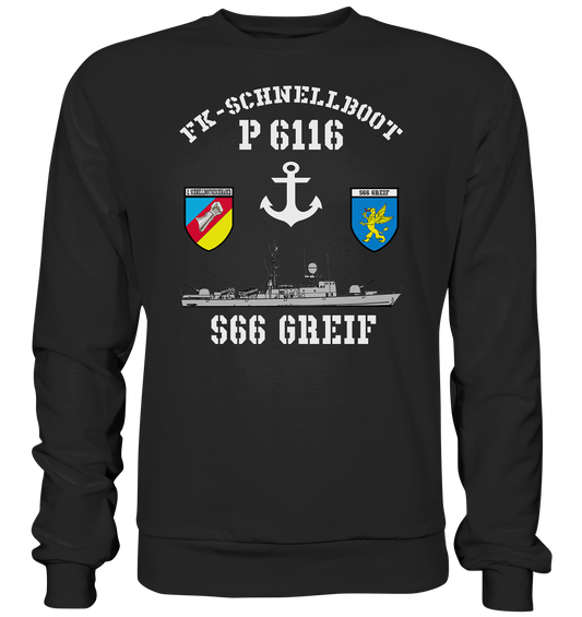 FK-Schnellboot P6116 GREIF 2.SG Anker  - Premium Sweatshirt