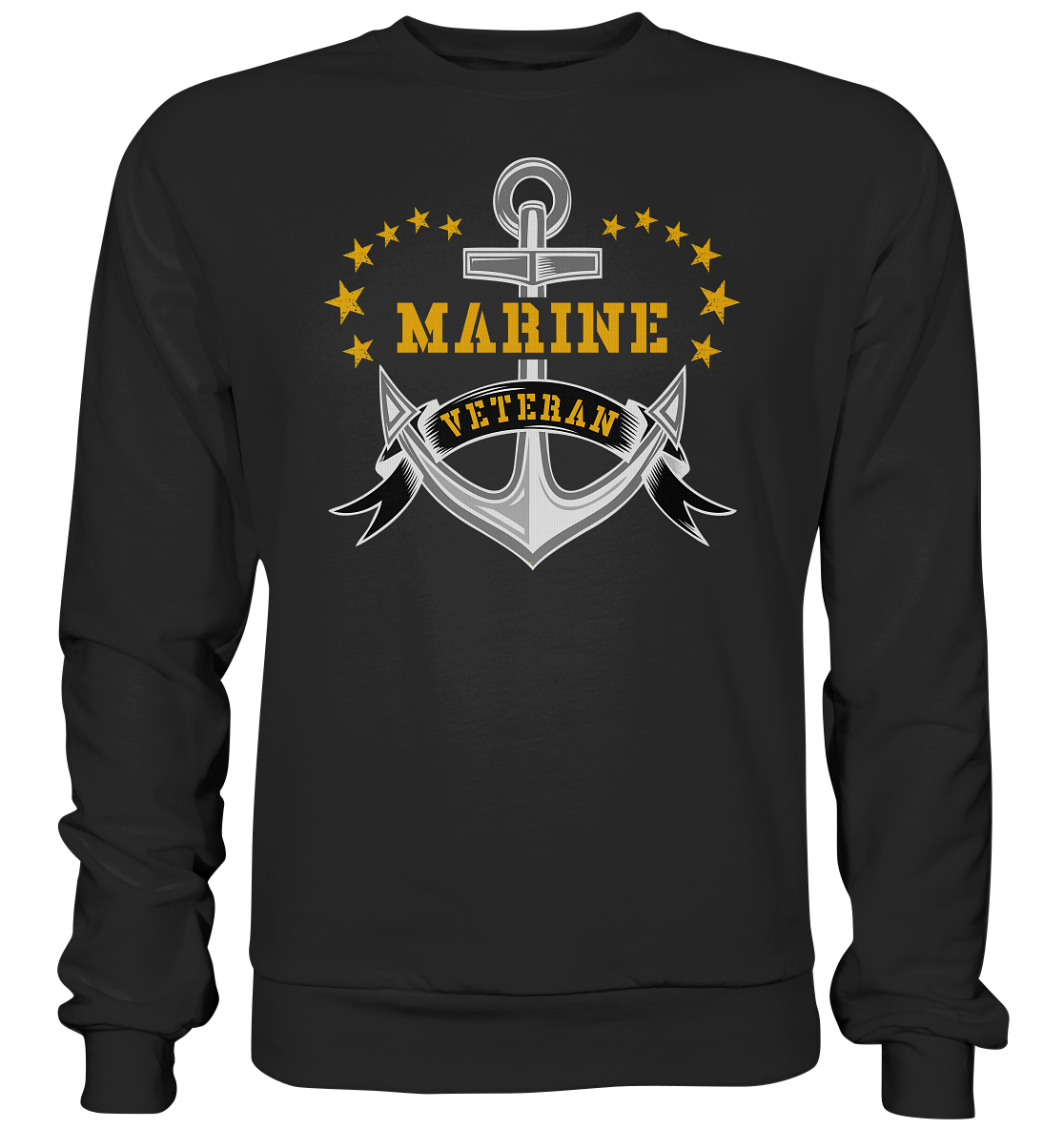 Marine Veteran Anker - Premium Sweatshirt