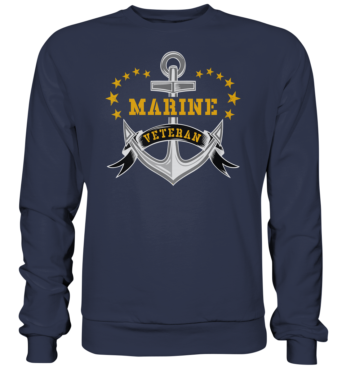 Marine Veteran Anker - Premium Sweatshirt
