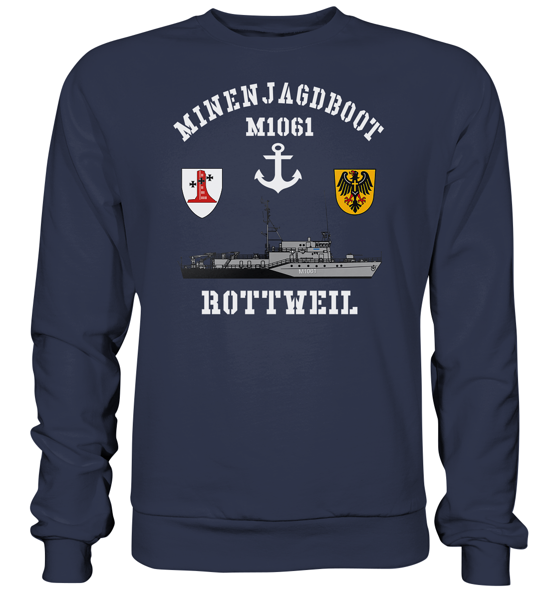 Mij.-Boot M1061 ROTTWEIL Anker 1.MSG  - Premium Sweatshirt