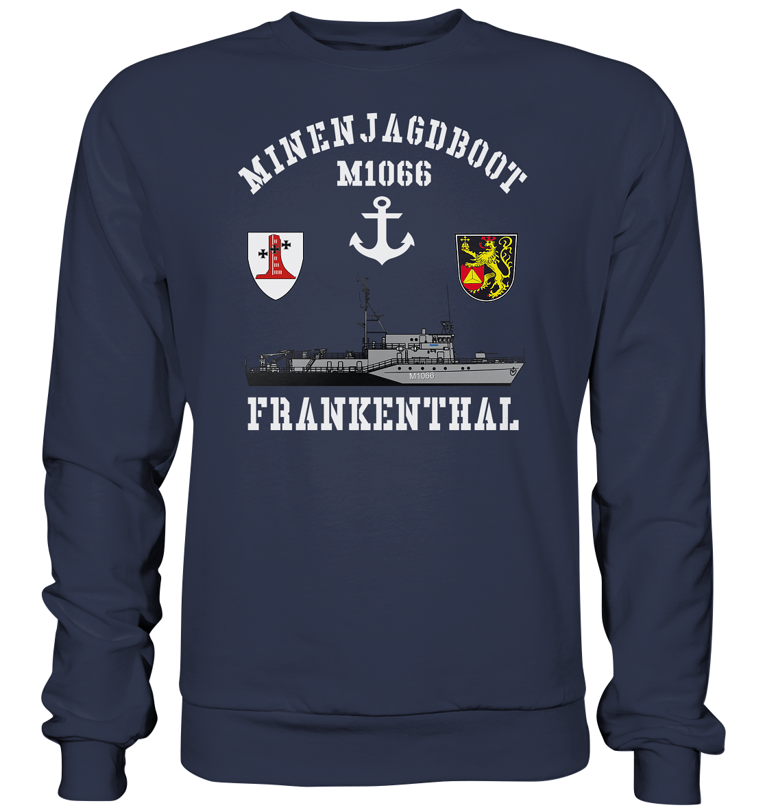 Mij.-Boot M1066 FRANKENTHAL Anker 1.MSG - Premium Sweatshirt