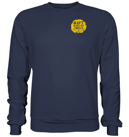 Navy make me smile - Premium Sweatshirt