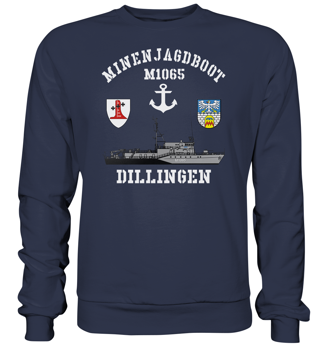 Mij.-Boot M1065 DILLINGEN Anker 1.MSG  - Premium Sweatshirt