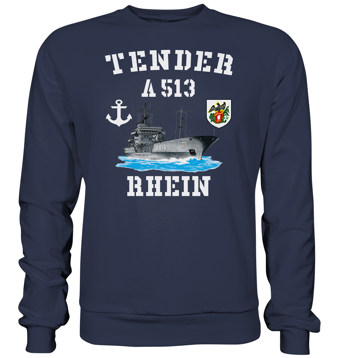 Tender A513 RHEIN Anker - Premium Sweatshirt