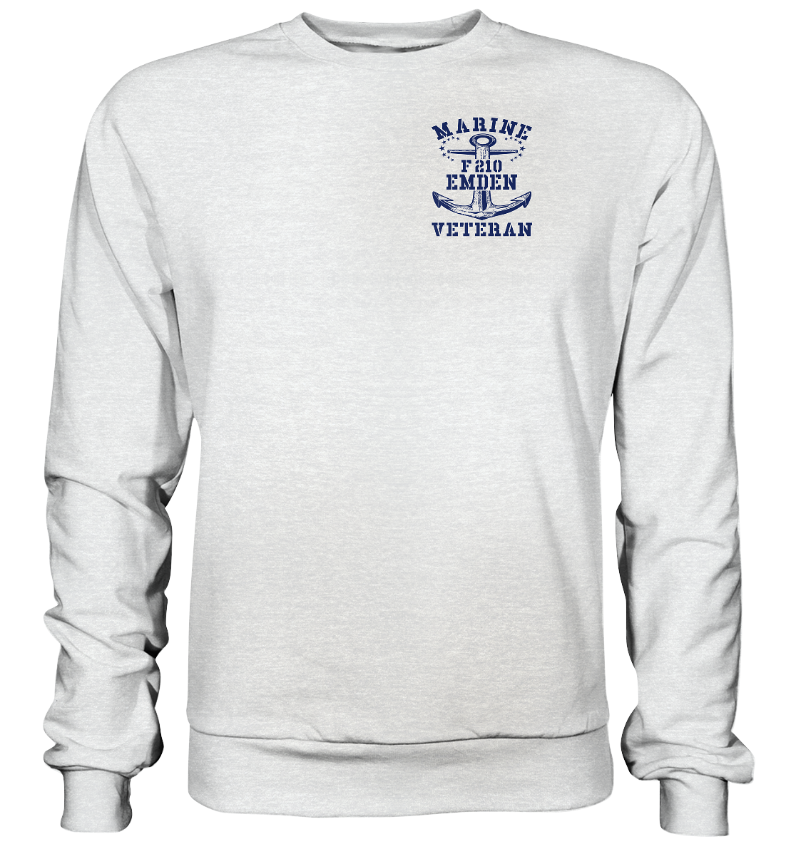 Fregatte F210 EMDEN Marine Veteran Brustlogo - Premium Sweatshirt