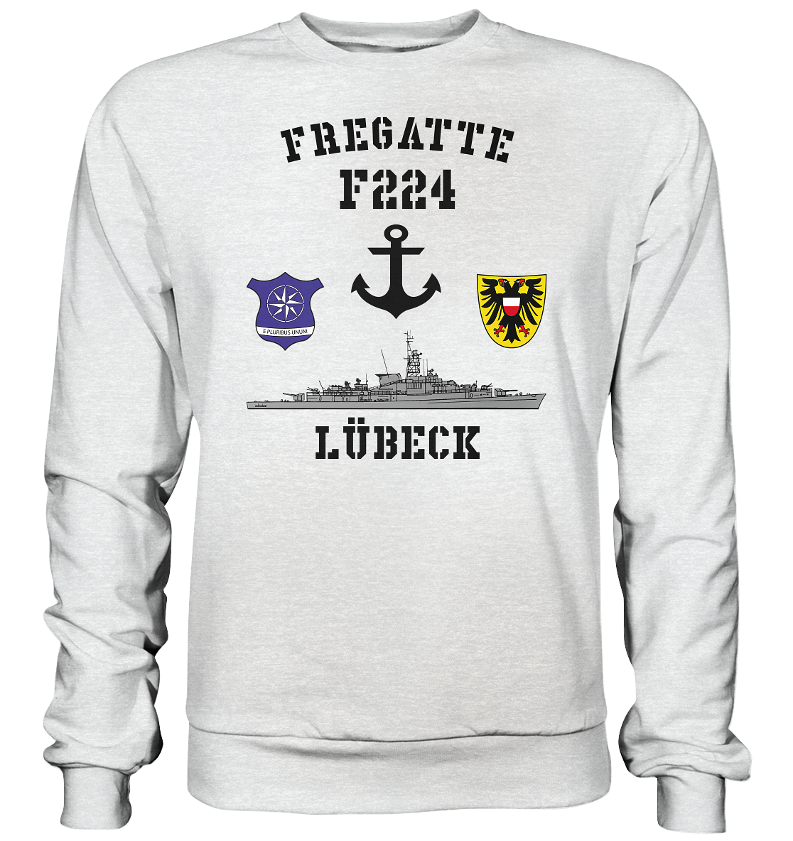 Fregatte F224 LÜBECK Anker   - Premium Sweatshirt