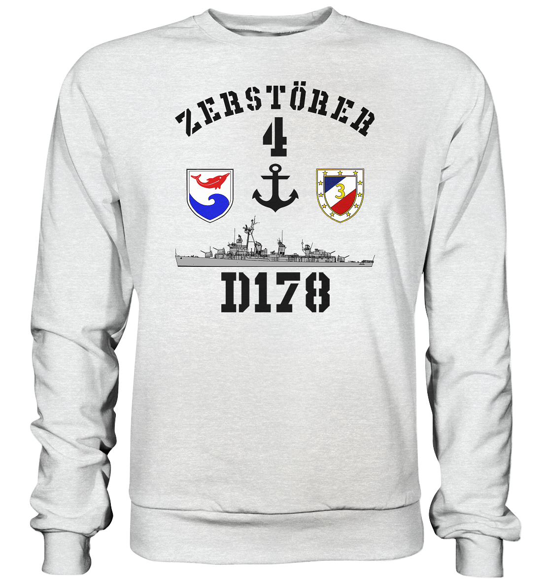 D178 ZERSTÖRER 4 Anker   - Premium Sweatshirt