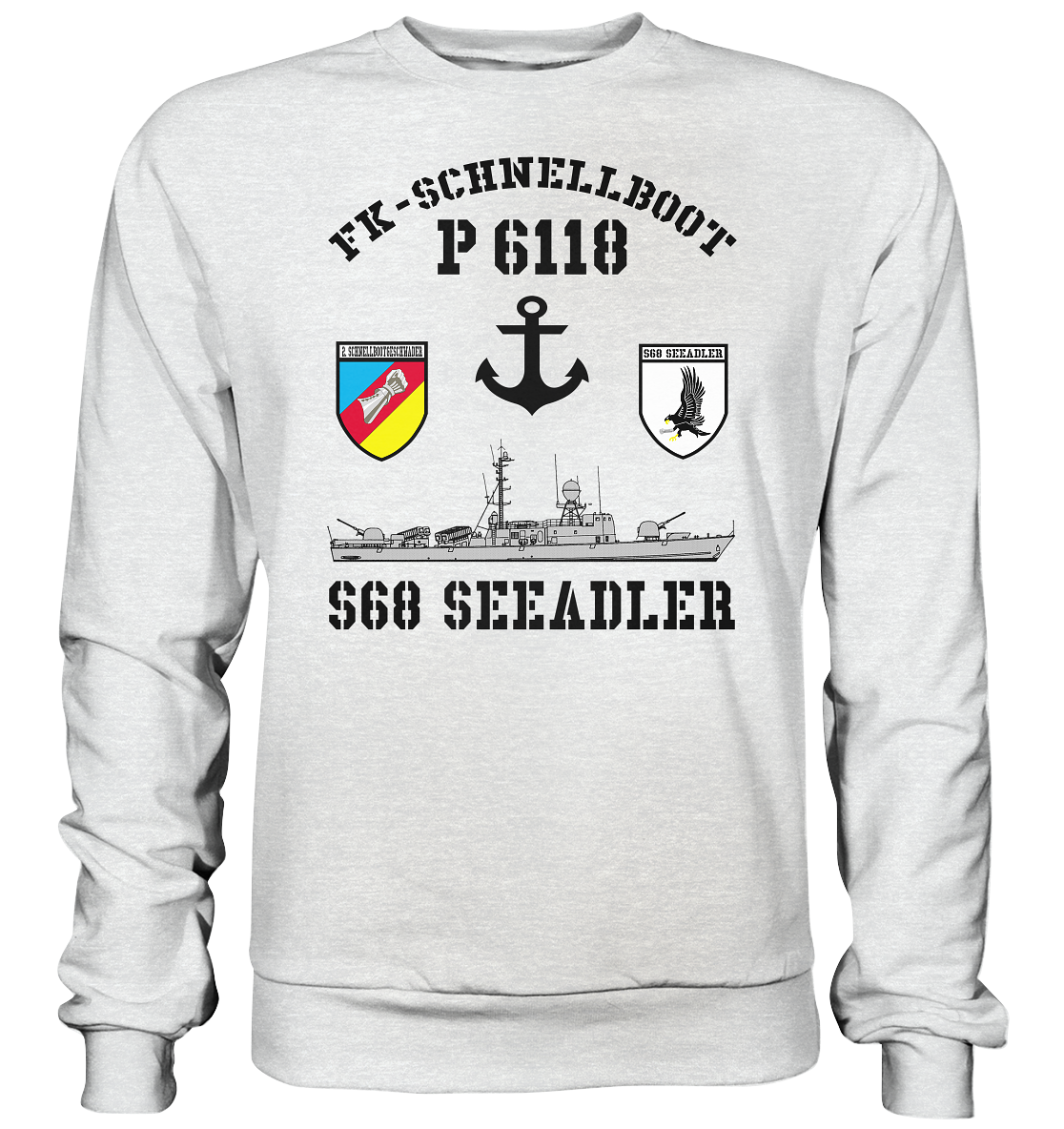 FK-Schnellboot P6118 SEEADLER 2.SG Anker  - Premium Sweatshirt
