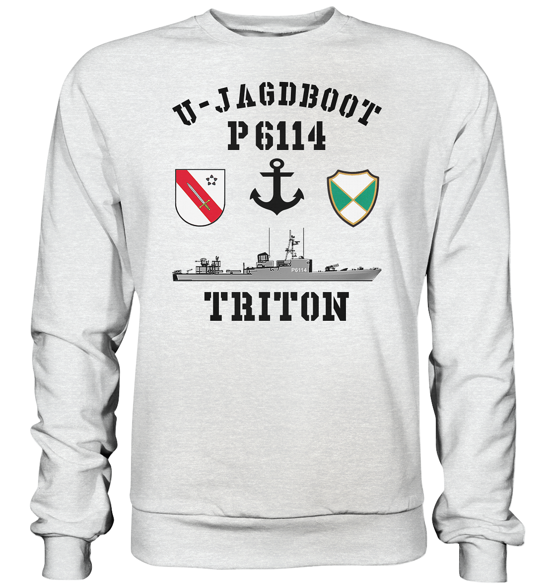 U-Jagdboot P6114 TRITON Anker - Premium Sweatshirt