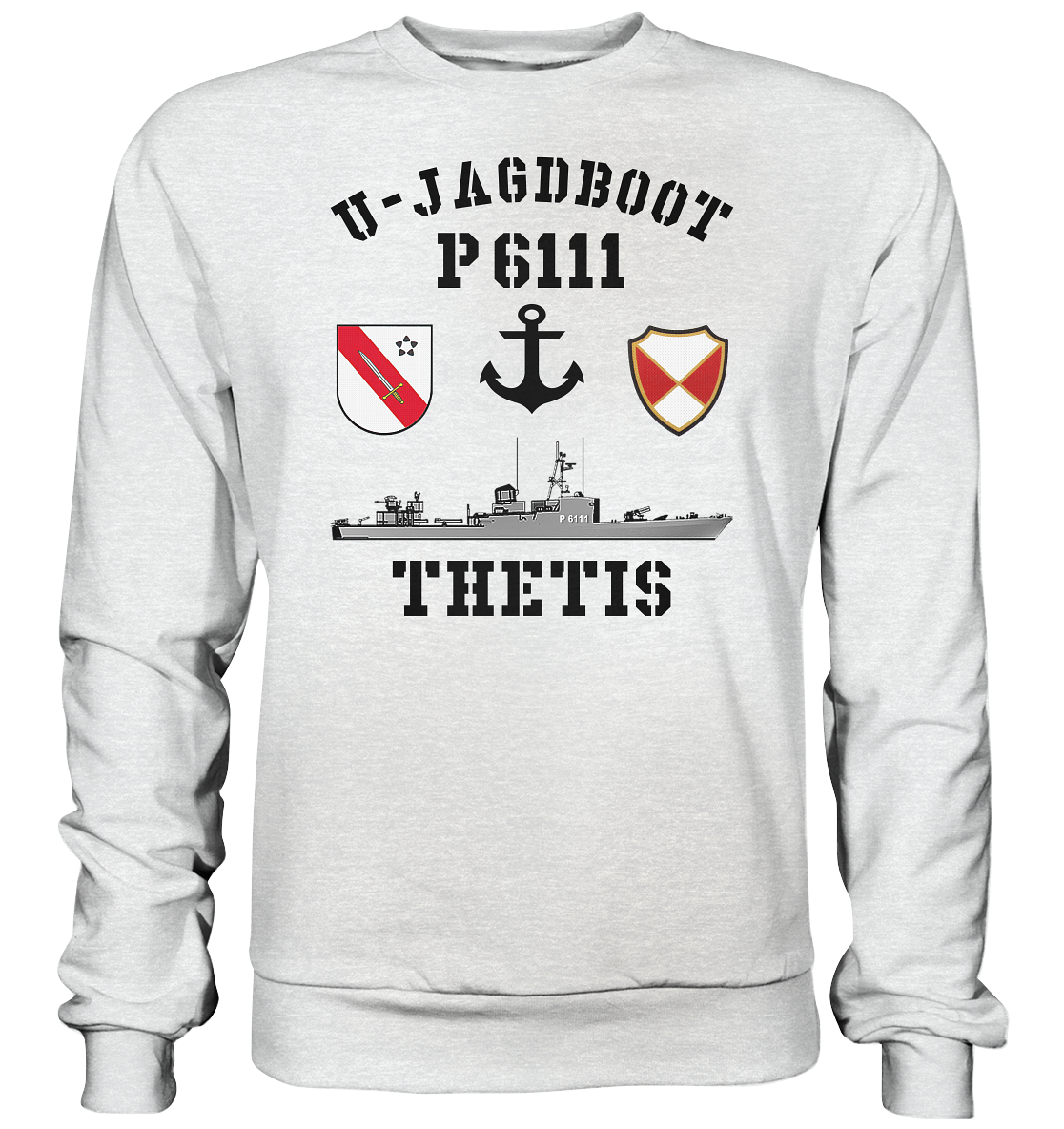 U-Jagdboot P6111 THETIS Anker - Premium Sweatshirt
