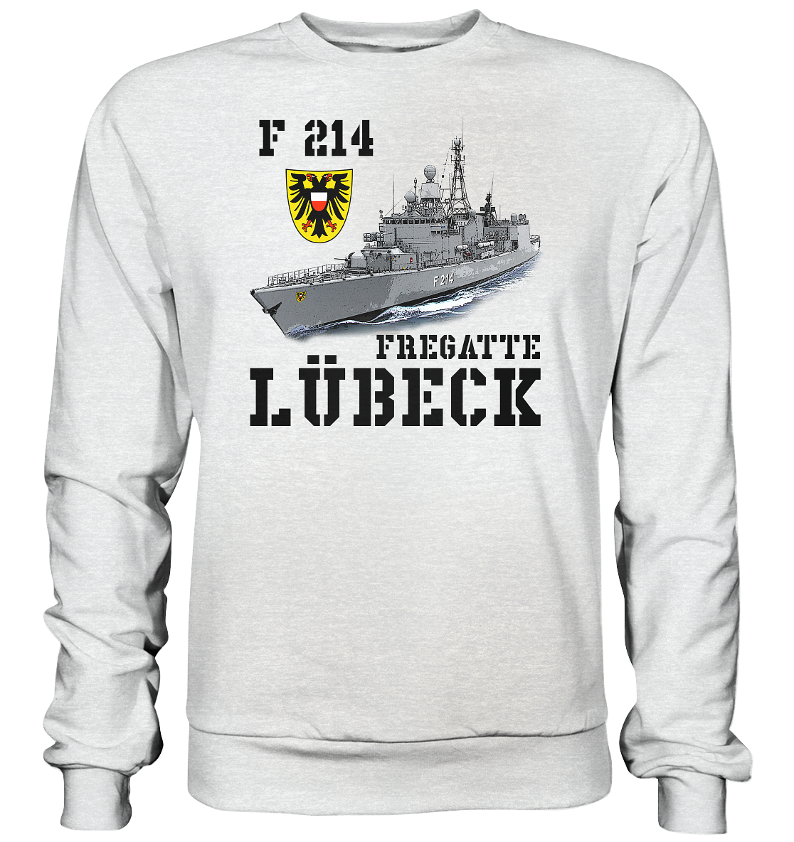 F214 Fregatte LÜBECK - Premium Sweatshirt