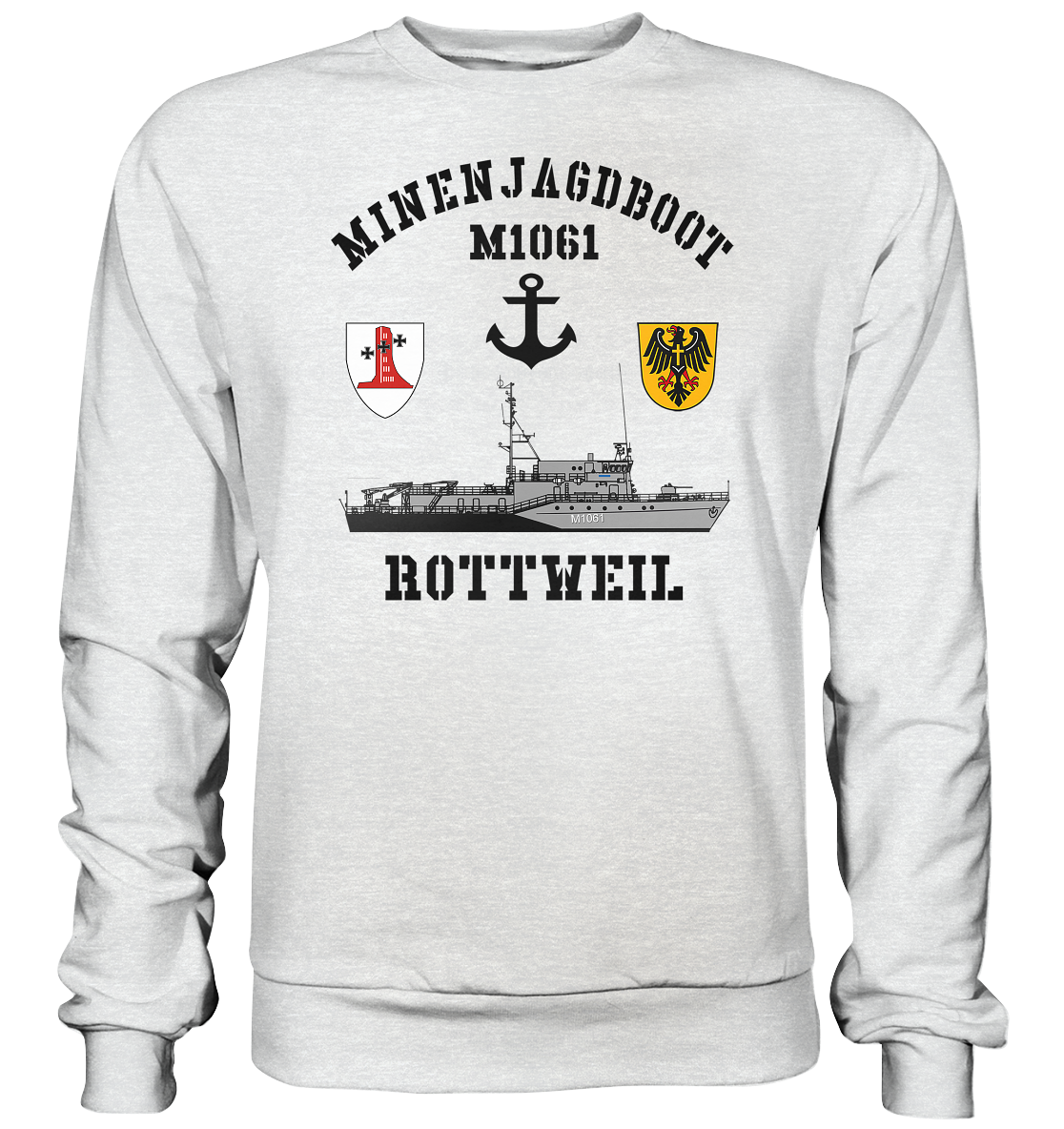 Mij.-Boot M1061 ROTTWEIL Anker 1.MSG  - Premium Sweatshirt