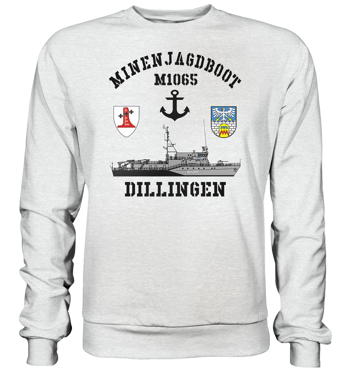 Mij.-Boot M1065 DILLINGEN Anker 1.MSG  - Premium Sweatshirt