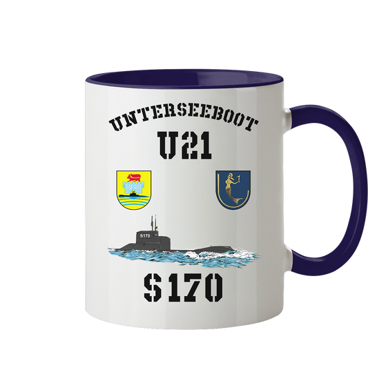 Unterseeboot U21 S170 - Tasse zweifarbig
