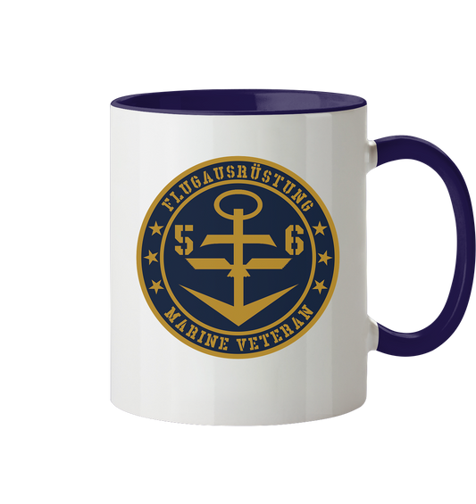 Marine Veteran 56er FLUGAUSRÜSTUNG - Tasse zweifarbig