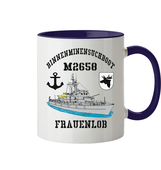 BiMi M2658 FRAUENLOB 3.MSG Anker  - Tasse zweifarbig
