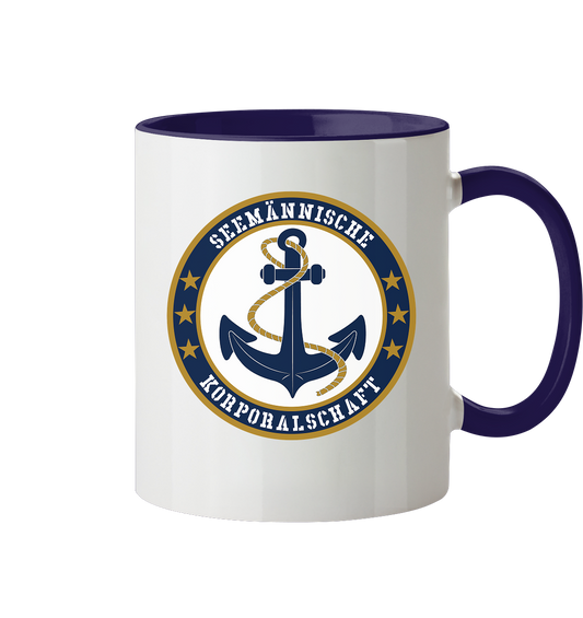 Seemännische KORPORALSCHAFT - Tasse zweifarbig