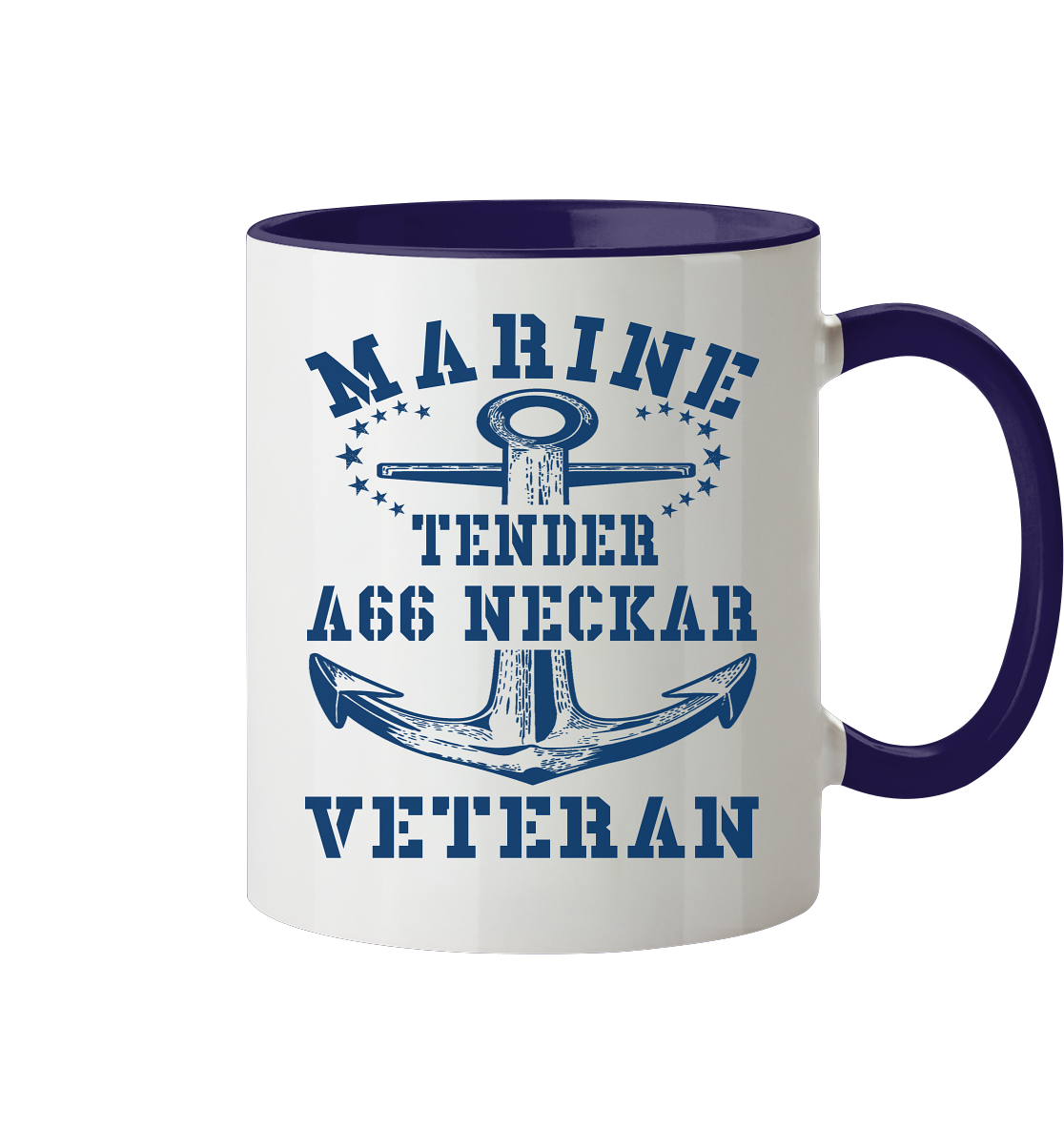Tender A66 NECKAR Marine Veteran - Tasse zweifarbig