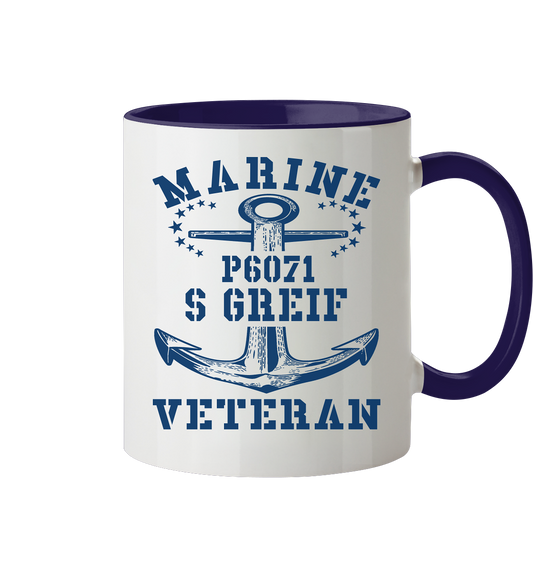 P6071 S GREIF Marine Veteran - Tasse zweifarbig