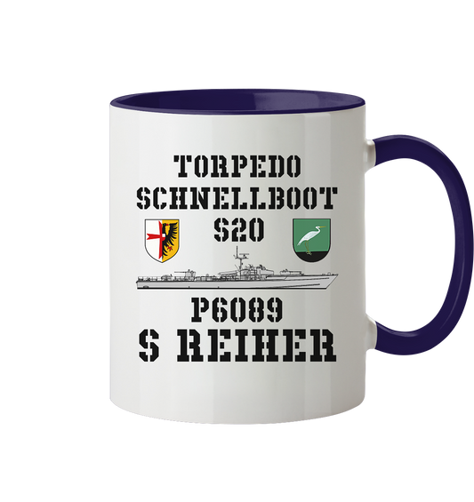 Torpedoschnellboot P6189 REIHER - Tasse zweifarbig