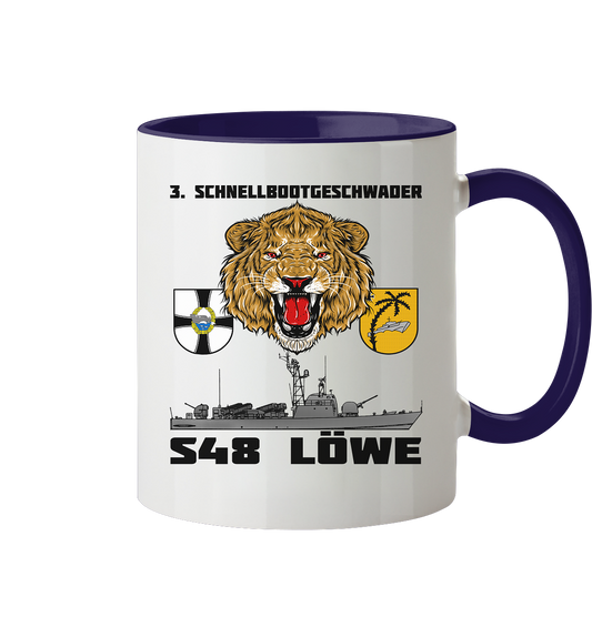 S48 LÖWE - Tasse zweifarbig