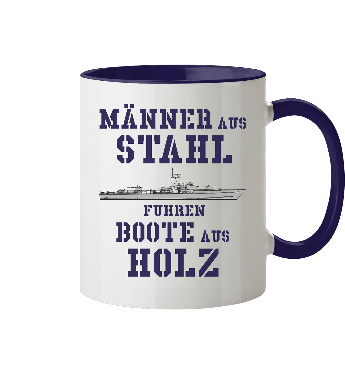 Männer aus Stahl... S-140er - Tasse zweifarbig