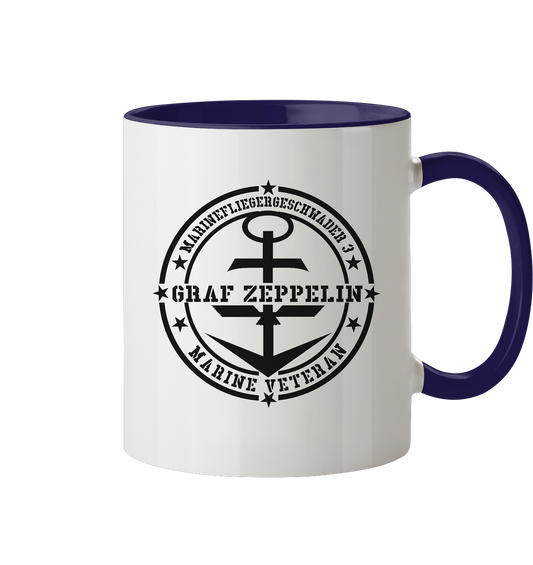 Marinefliegergeschwader 3 Marine Veteran - Tasse zweifarbig