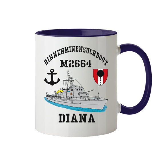 BiMi M2664 DIANA 7.MSG Anker - Tasse zweifarbig
