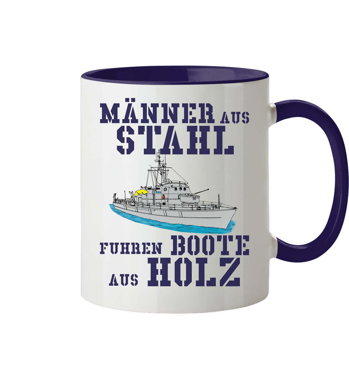 Männer aus Stahl...  BiMi - Tasse zweifarbig