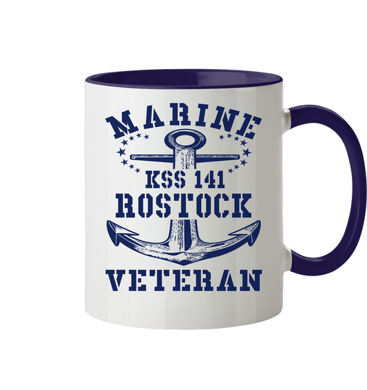 KSS 141 ROSTOCK Marine Veteran - Tasse zweifarbig