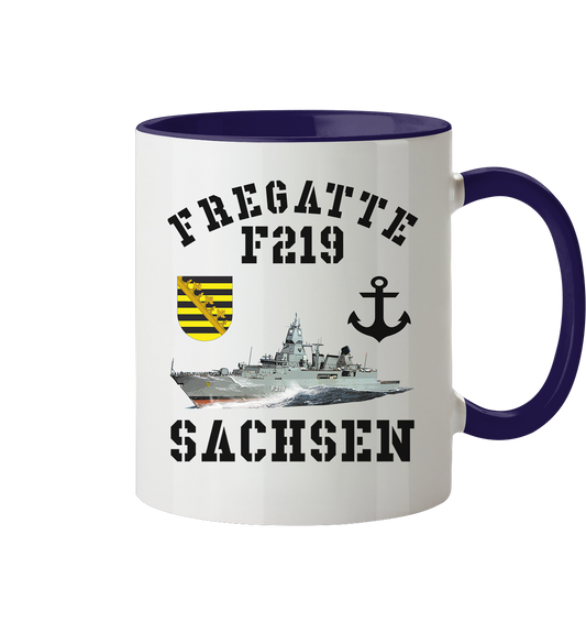 Fregatte F219 SACHSEN Anker - Tasse zweifarbig