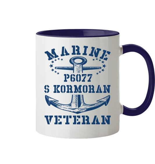 P6077 S KORMORAN Marine Veteran - Tasse zweifarbig
