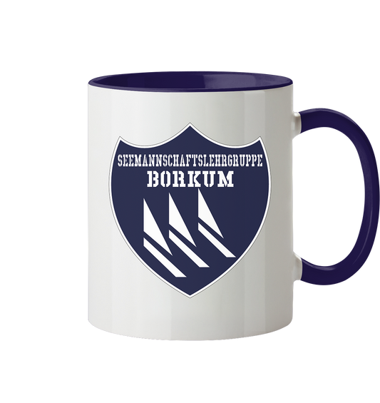 Seemannschaftslehrgruppe BORKUM - Tasse zweifarbig