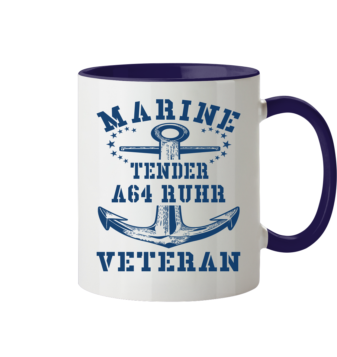 Tender A64 RUHR Marine Veteran - Tasse zweifarbig