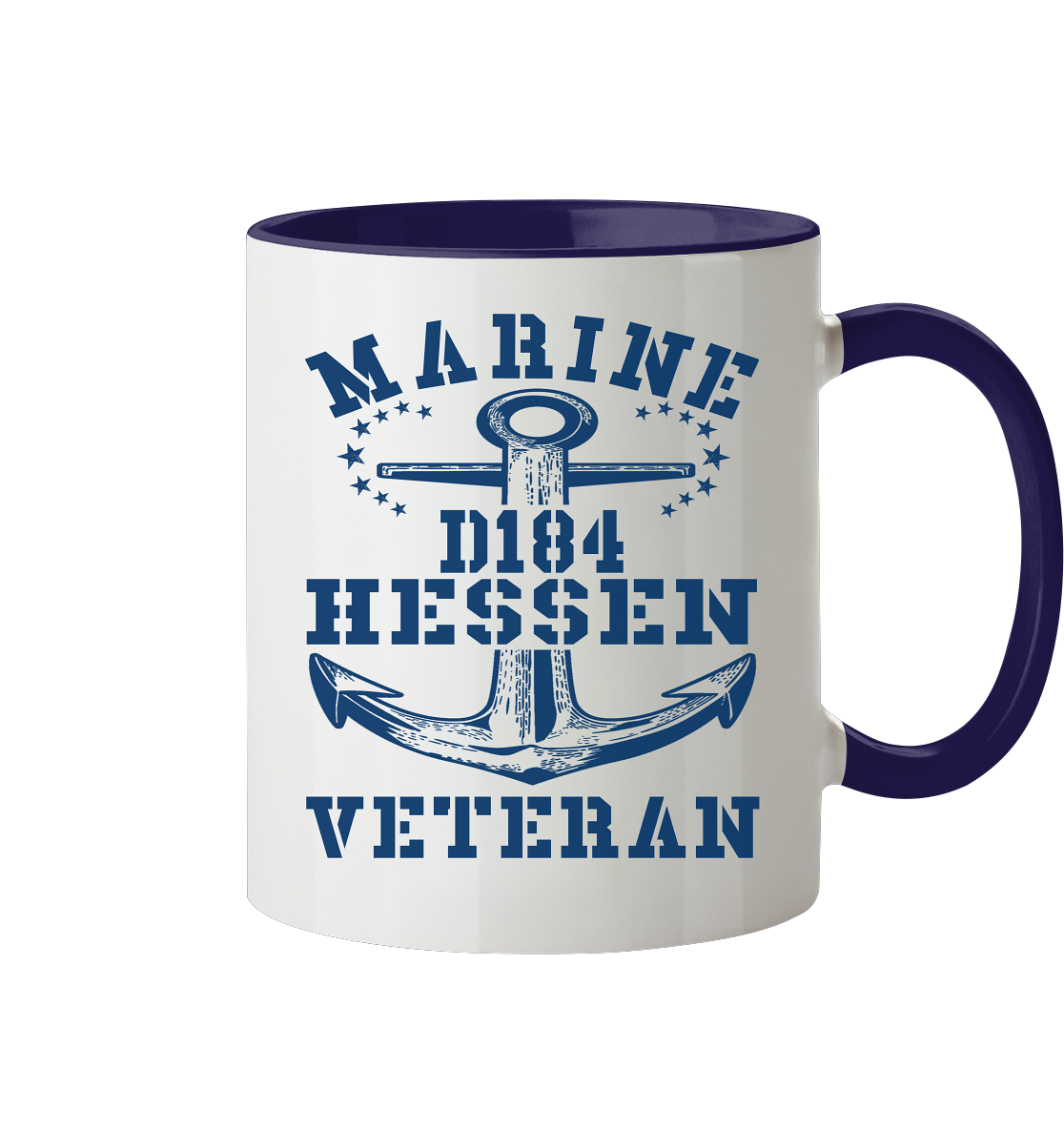 MV Zerstörer D184 HESSEN - Tasse zweifarbig