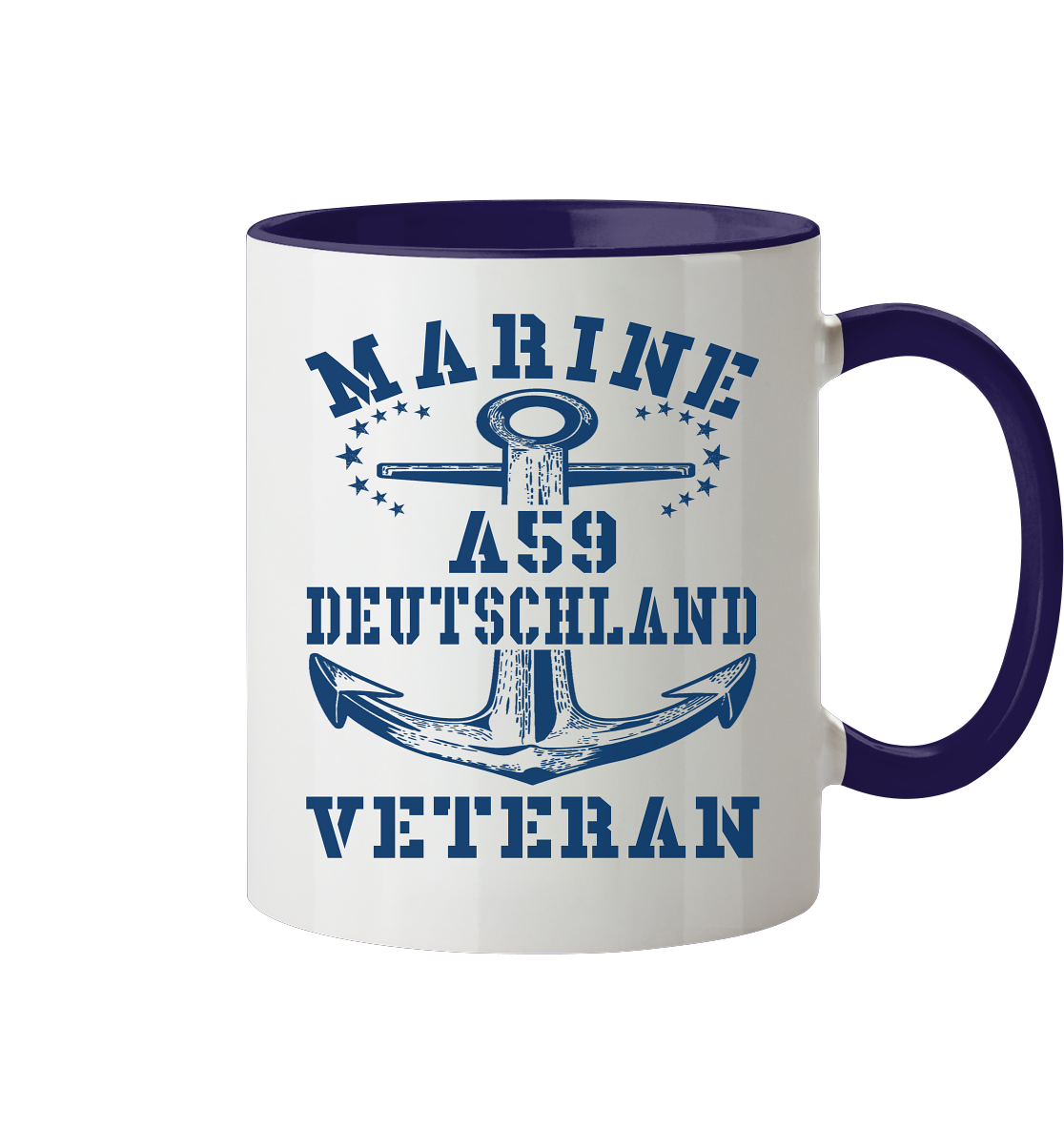 MARINE VETERAN A59 DEUTSCHLAND - Tasse zweifarbig