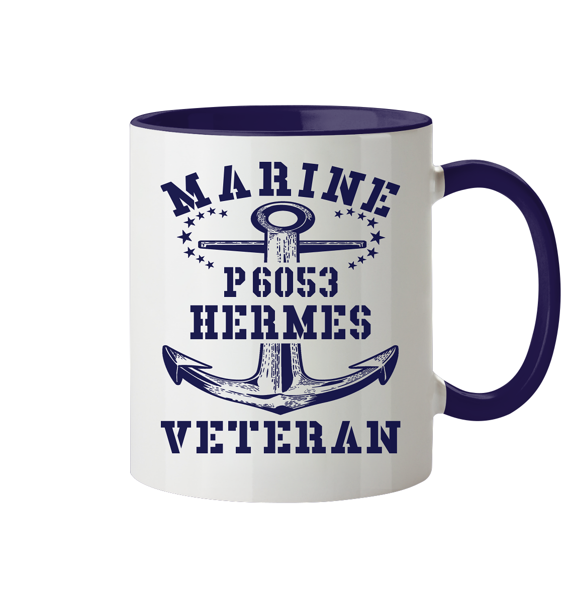 U-Jagdboot P6053 HERMES Marine Veteran - Tasse zweifarbig