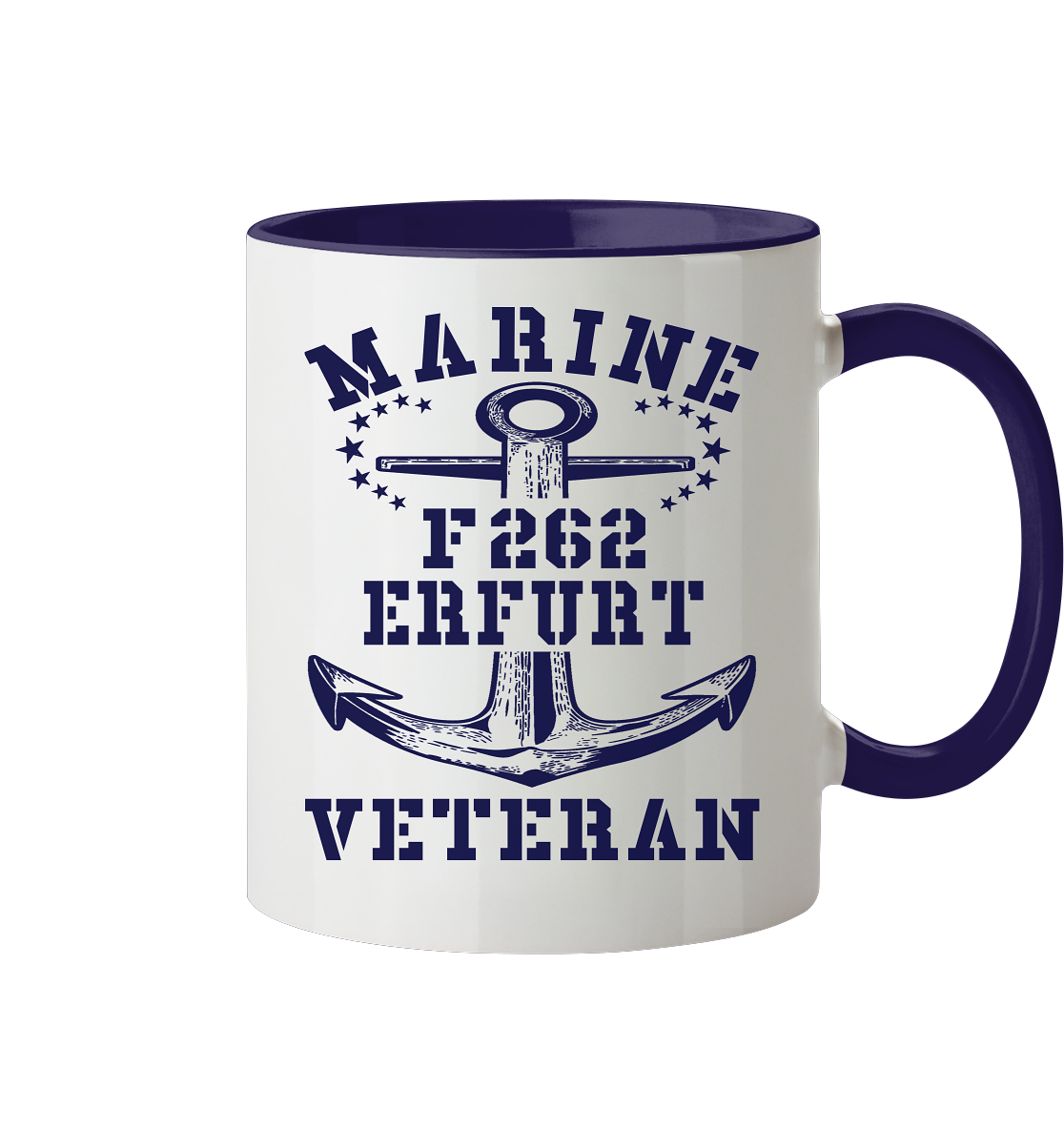 Korvette F262 ERFURT Marine Veteran - Tasse zweifarbig