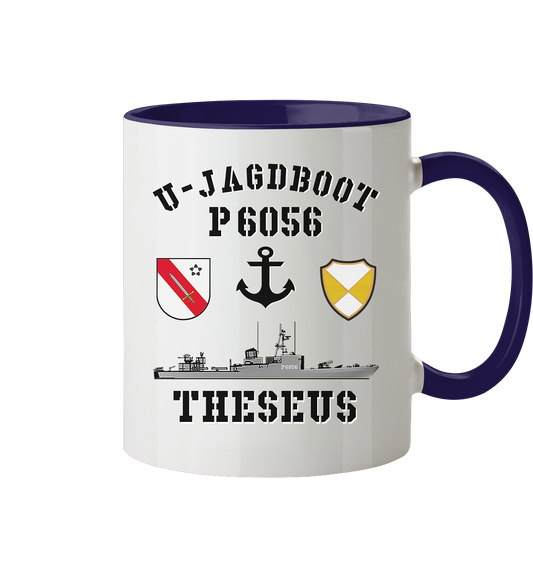 U-Jagdboot P6056 THESEUS Anker - Tasse zweifarbig