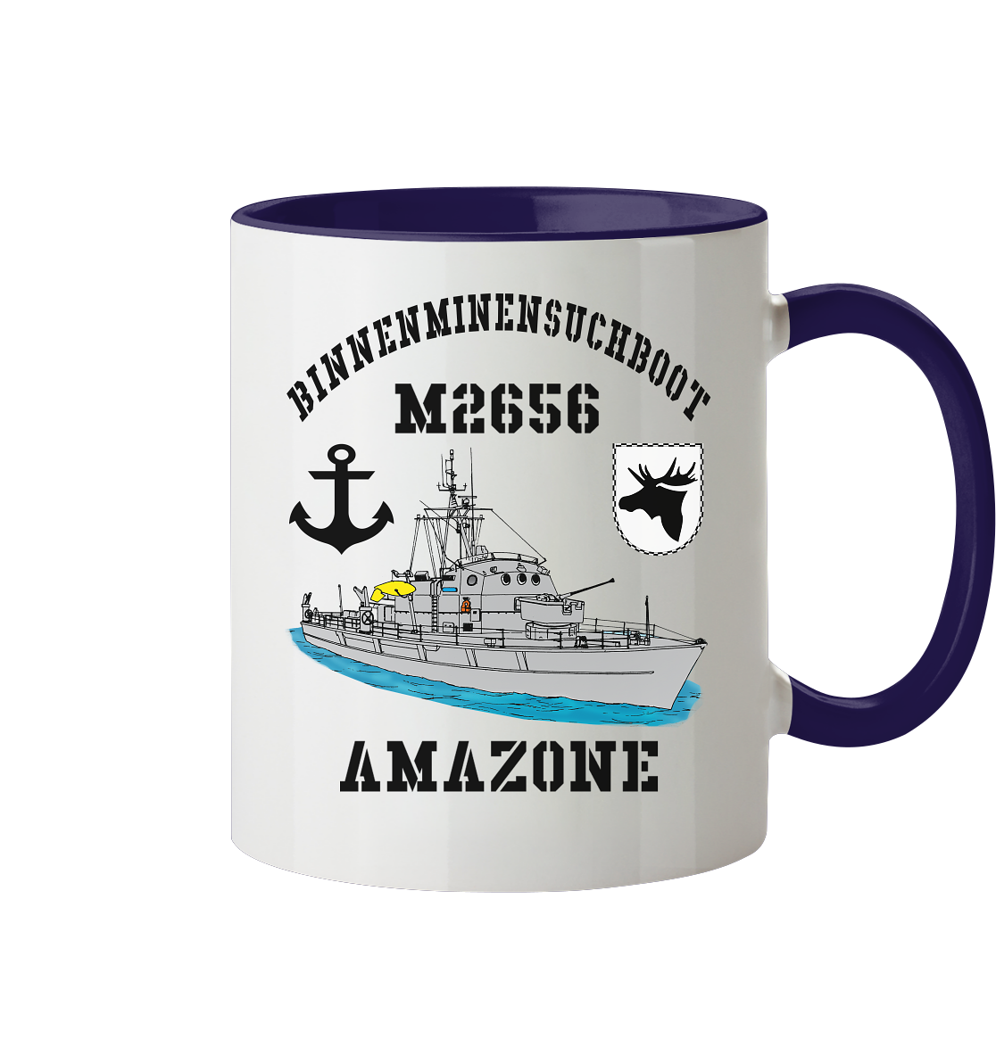 BIMI M2656 AMAZONE 3.MSG Anker - Tasse zweifarbig
