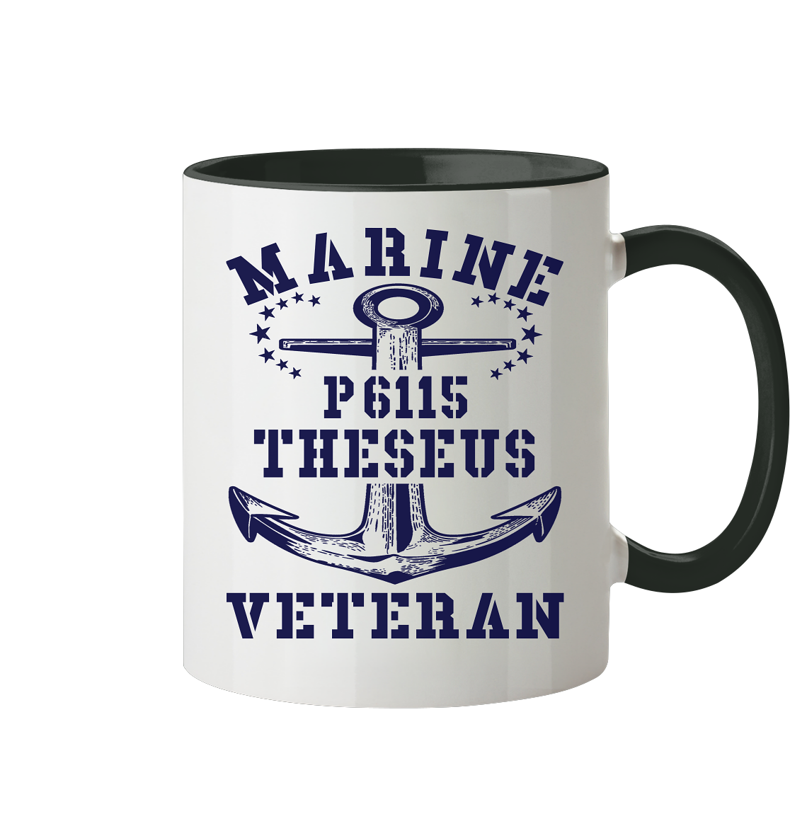 U-Jagdboot P6115 THESEUS Marine Veteran - Tasse zweifarbig