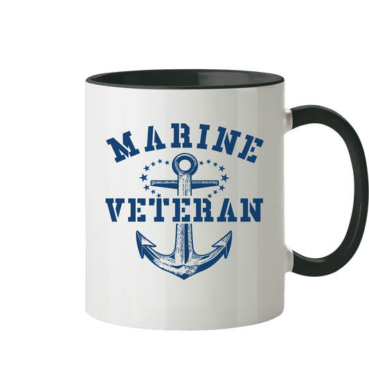 MARINE VETERAN ANKER - Tasse zweifarbig