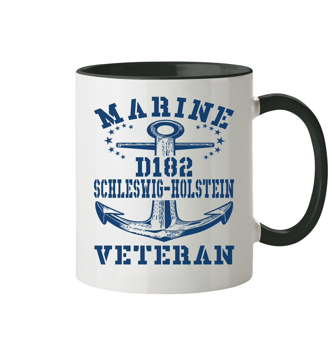 Zerstörer D182 SCHLESWIG-HOLSTEIN Marine Veteran  - Tasse zweifarbig