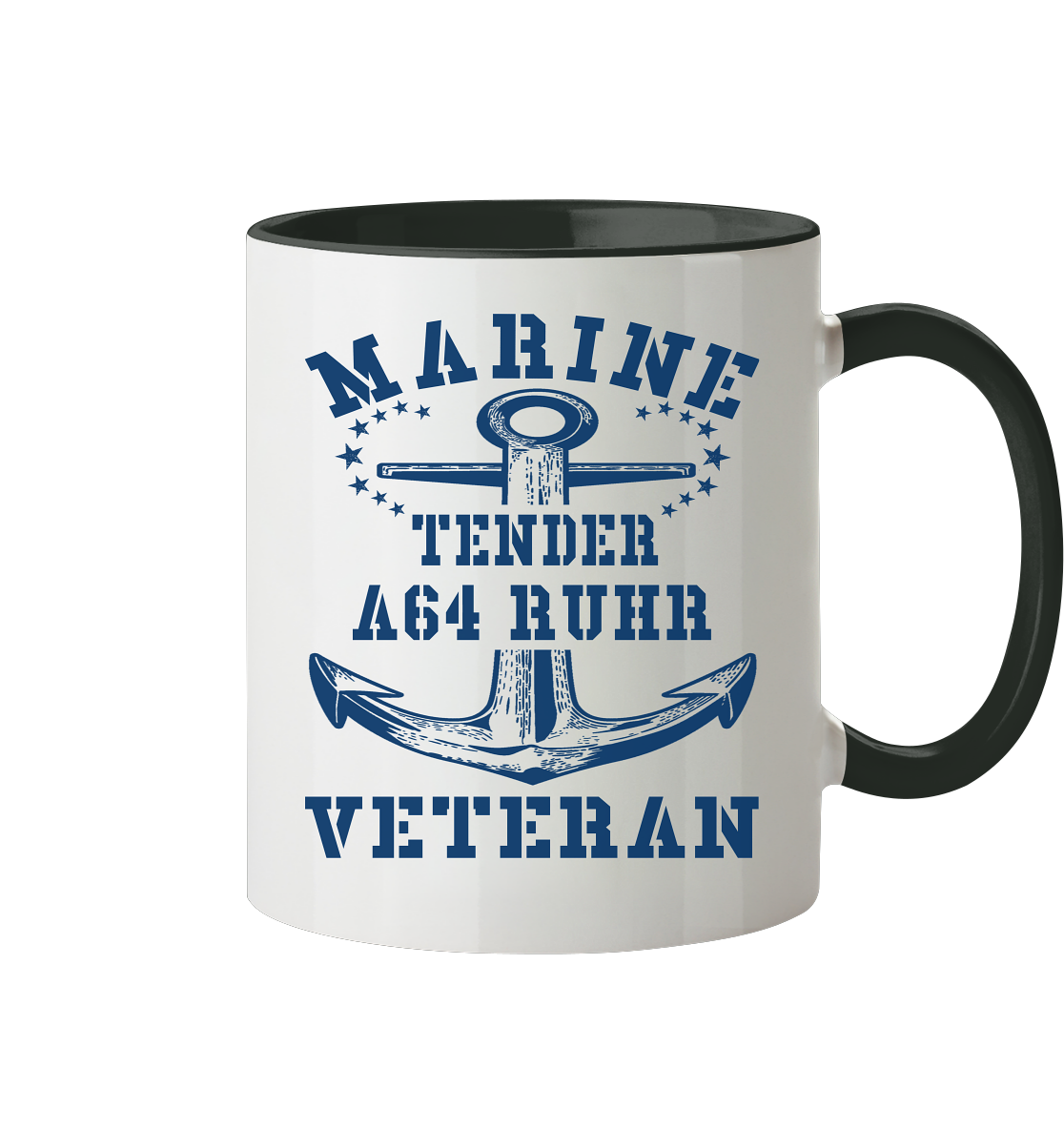 Tender A64 RUHR Marine Veteran - Tasse zweifarbig