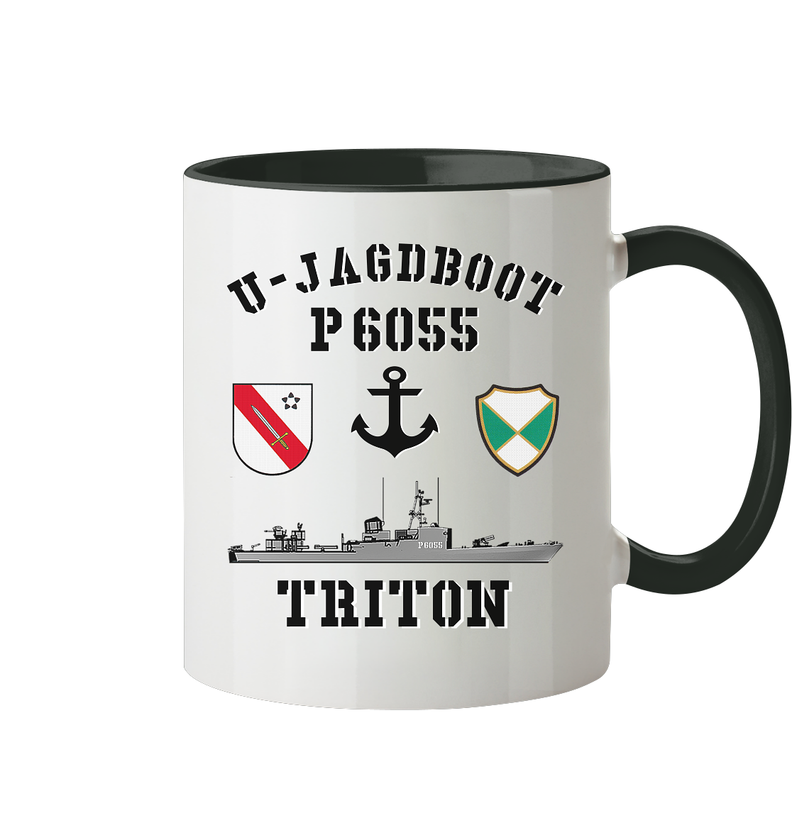 U-Jagdboot P6055 TRITON Anker - Tasse zweifarbig
