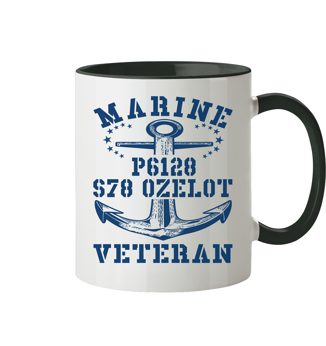 FK-Schnellboot P6128 OZELOT Marine Veteran - Tasse zweifarbig