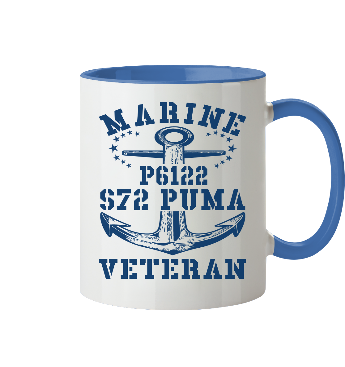 FK-Schnellboot P6122 P.U.M.A. Marine Veteran - Tasse zweifarbig