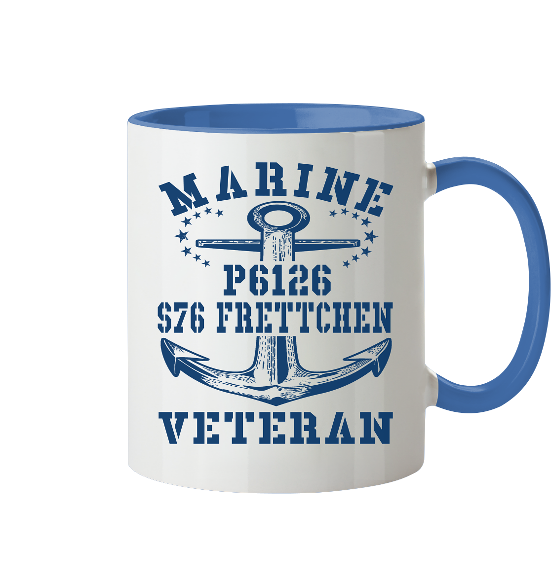 FK-Schnellboot P6126 FRETTCHEN Marine Veteran - Tasse zweifarbig