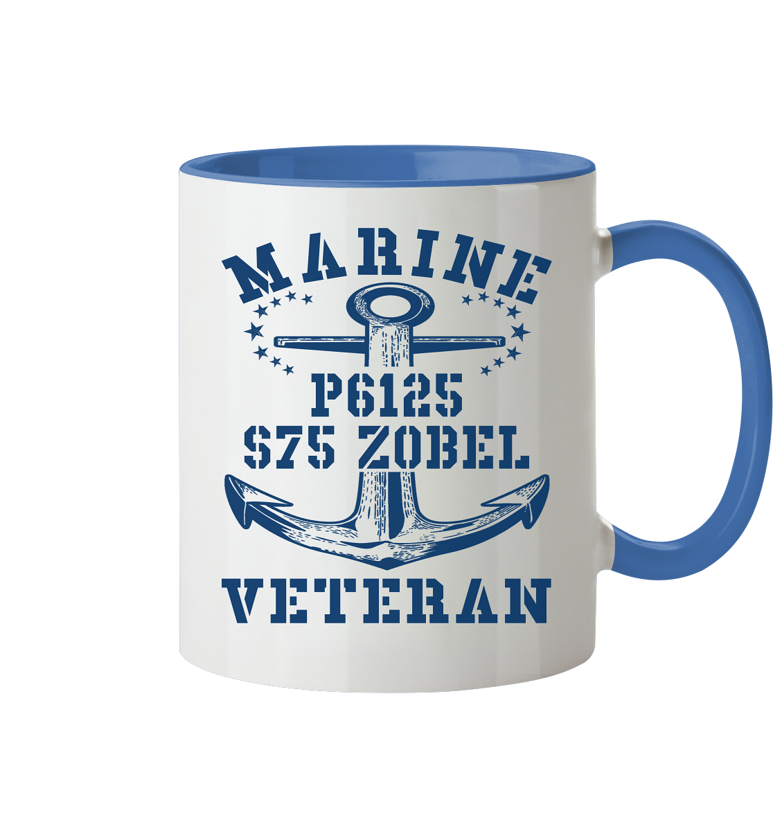 FK-Schnellboot P6125 ZOBEL Marine Veteran - Tasse zweifarbig